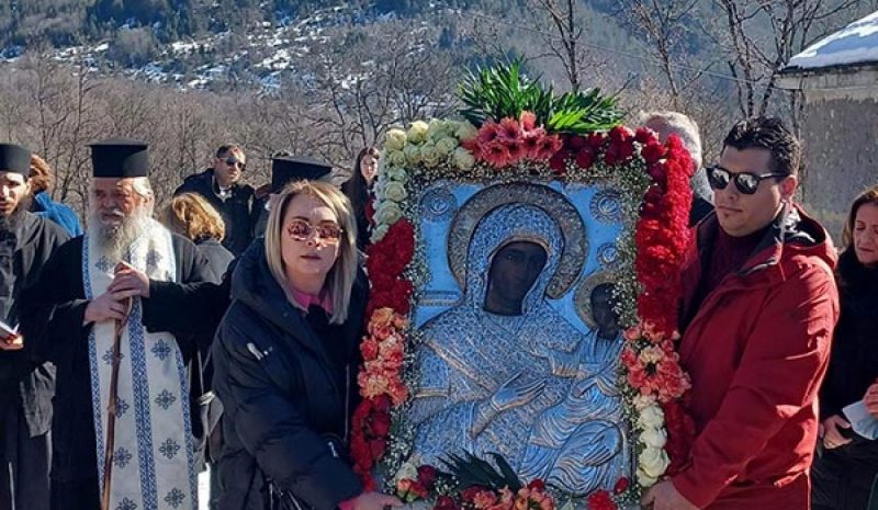 Τιμήθηκε η εύρεση της θαυματουργής  εικόνας της Παναγίας Πληκατιώτισσας