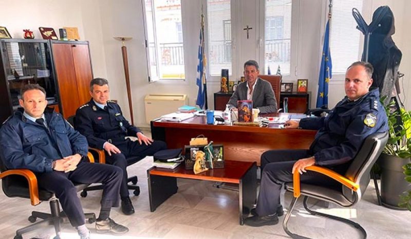Στον Δήμαρχο Ζηρού ο νέος  Αστυνομικός Δ/ντής Πρέβεζας