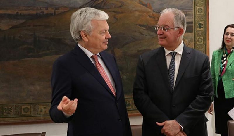 Συνάντηση Κων. Τασούλα  με τον  Ευρωπαίο Επίτροπο Δικαιοσύνης