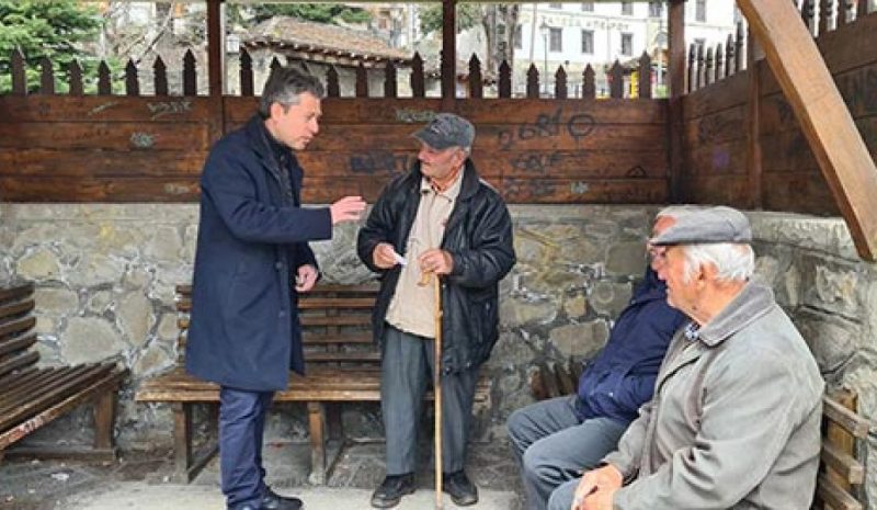 Ο Σπ. Κωνσταντόπουλος  στο Δήμο Μετσόβου
