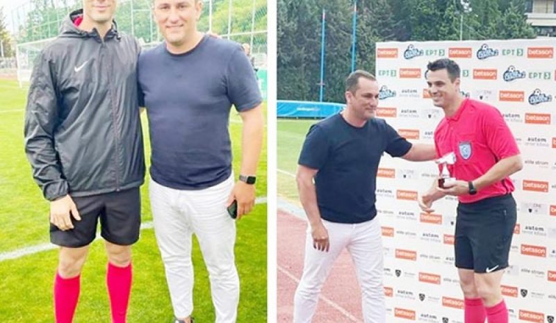 Η ΚΕΔ βράβευσε τον διαιτητή  Αλέξανδρο Κατσικογιάννη