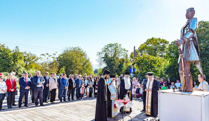 Τιμήθηκε χθες στο Πωγώνι η μνήμη του Μακεδονομάχου Παύλου Μελά