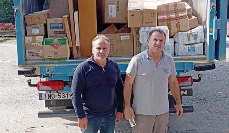 Ανθρωπιστική βοήθεια στους πλημμυροπαθείς  Σοφάδων