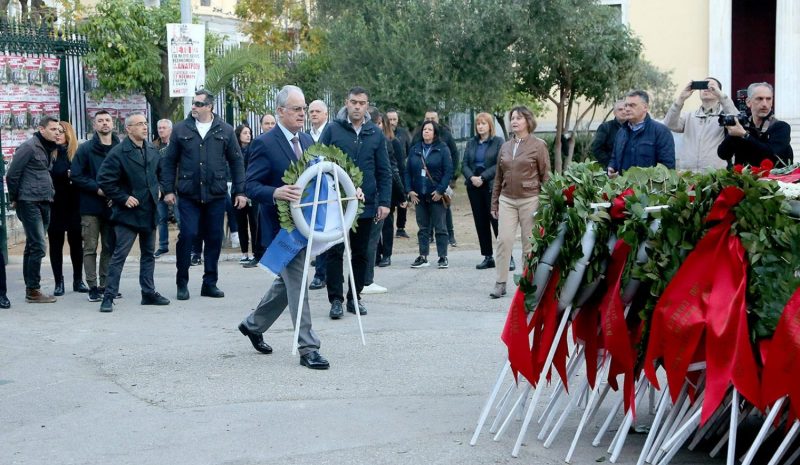  ΚΩΝ. ΤΑΣΟΥΛΑΣ: Το Πολυτεχνείο χάραξε  μία εποποιία διεκδίκησης Δημοκρατίας! 