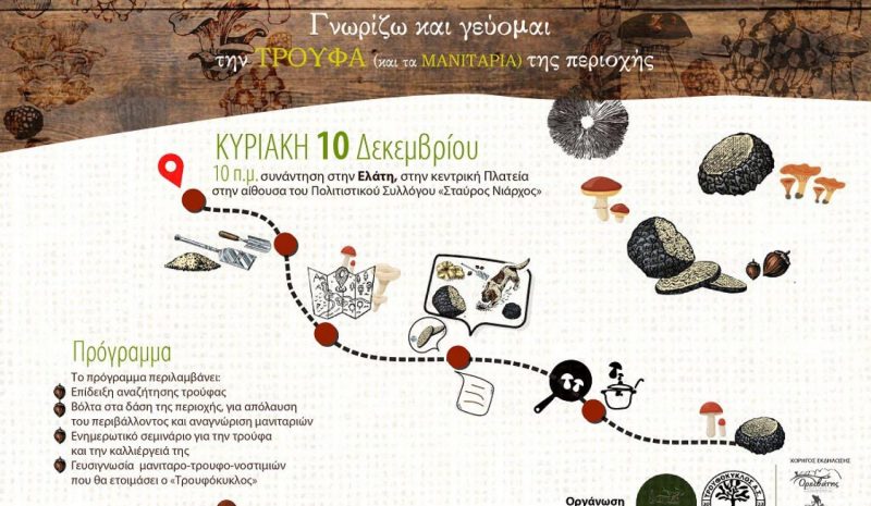  Εκδήλωση στην Ελάτη για τη φύση και τα μανιτάρια