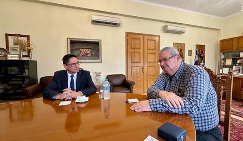 Ο Πρέσβης της Πολωνίας  χθες στην Περιφέρεια Ηπείρου