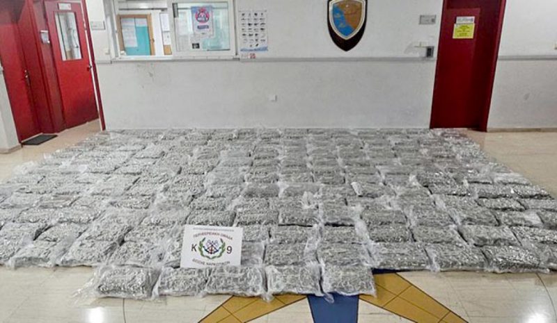 Σκύλος εντόπισε 225 κιλά υδροπονικής  κάνναβης σε φορτίο από την Ιταλία! 