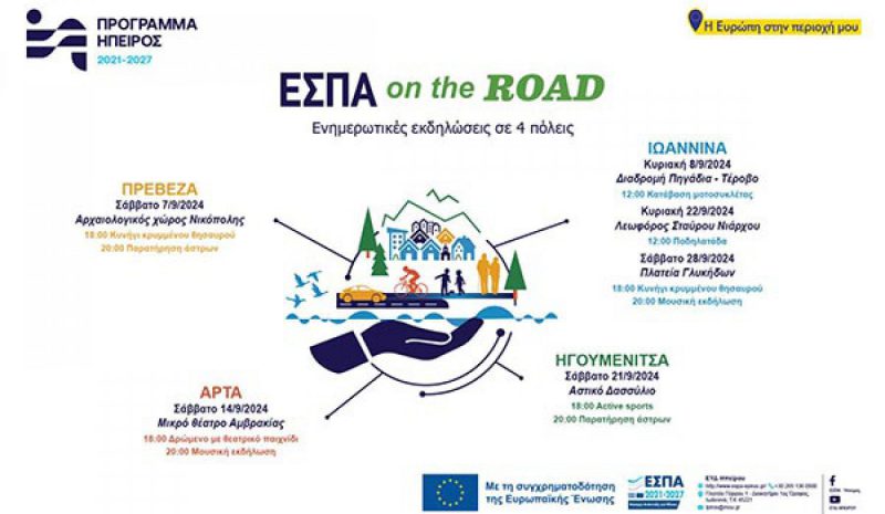 Ηγουμενίτσα και Γιάννενα πάει το «ΕΣΠΑ on the Road»