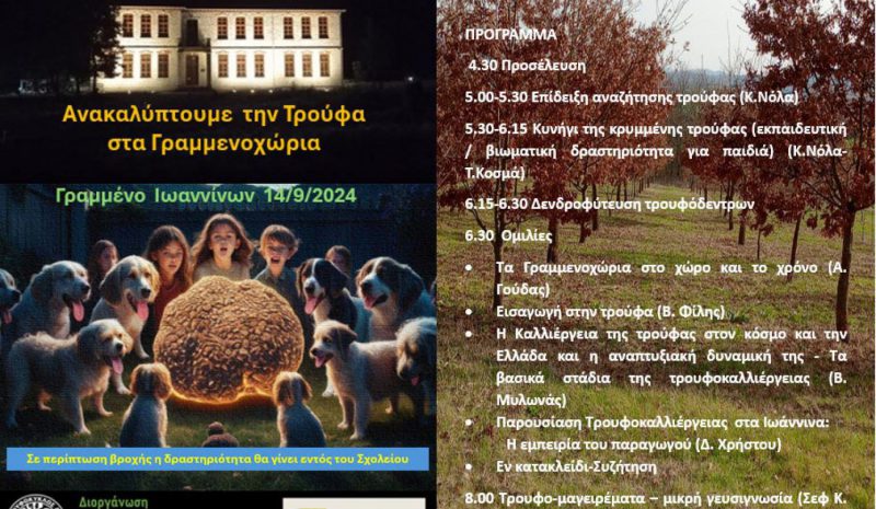 Ανακαλύπτοντας την τρούφα στα Γραμμενοχώρια Ζίτσας