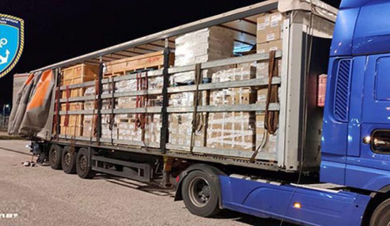 Σε φορτηγό από Ιταλία είχαν κρύψει 112 κιλά κάνναβης!