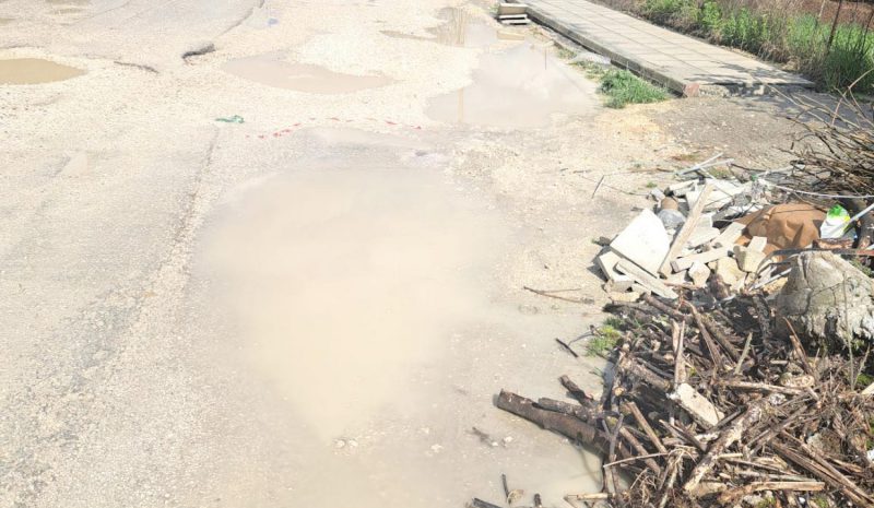 Απαράδεκτη η κατάσταση στην οδό Παμβώτιδας στην Ανατολή!