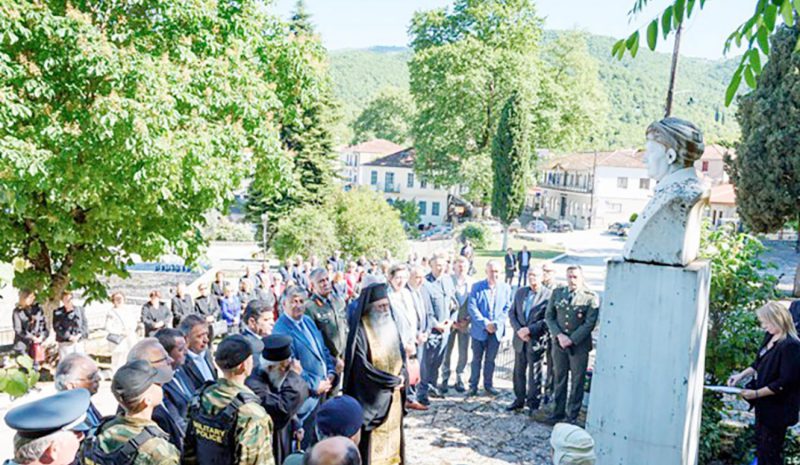 Τον ήρωα Χατζημιχάλη Νταλιάνη τίμησε ο Δήμος Πωγωνίου
