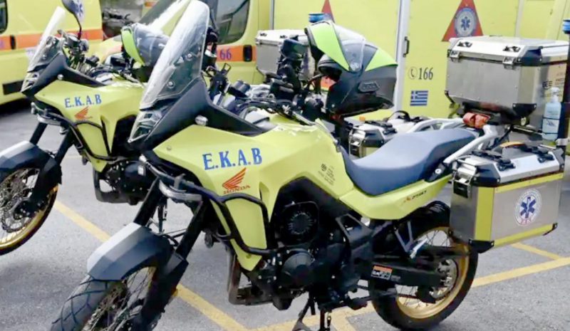 Παραμένουν σε αδράνεια οι  δύο μοτοσυκλέτες του ΕΚΑΒ 