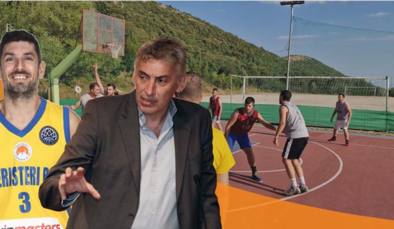 Π. Φασούλας και Β. Ξανθόπουλος  στο 3Χ3 του Ελαφότοπου