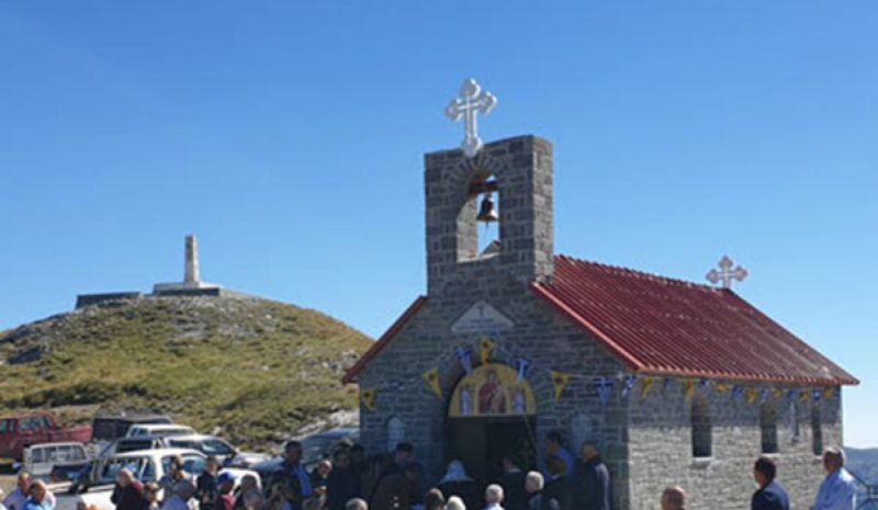  Εορτάστηκε η Παναγία στο  ύψωμα 2.166 του Γράμμου