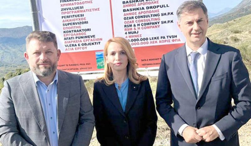 Εγκαινιάστηκε το νέο οδικό δίκτυο του Άνω Πωγωνίου στην Αλβανία