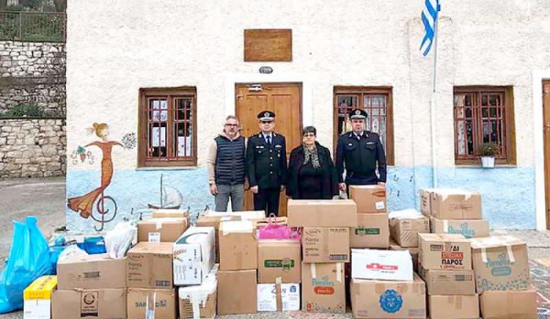 Είδη πρώτης ανάγκης μοίρασε η ΕΛ.ΑΣ. σε φορείς και Ιδρύματα της Ηπείρου