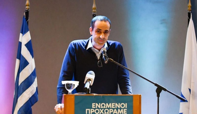 Ο Γρηγόρης Δημητριάδης στην κοπή πίτας της ΔΕΕΠ Πρέβεζας