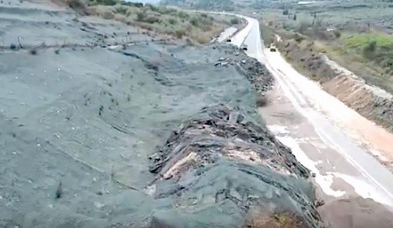 Ποιος θα αναλάβει την ευθύνη για  την κατολίσθηση στην Ιόνια Οδό;