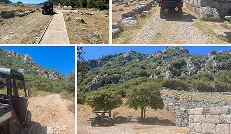 Kαι ηλεκτρικά αμαξίδια στον  αρχαιολογικό χώρο Κασσώπης