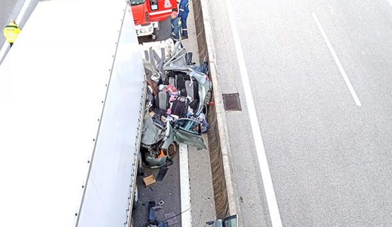Σοκ από το αλυσιδωτό τροχαίο  δυστύχημα στην Εγνατία Οδό!