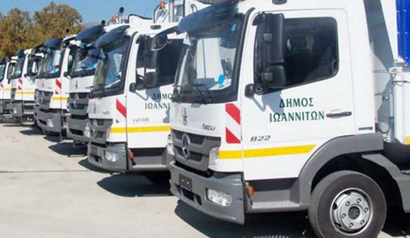 Μόνο βράδυ η αποκομιδή απορριμμάτων στα  Γιάννενα λόγω καύσωνα