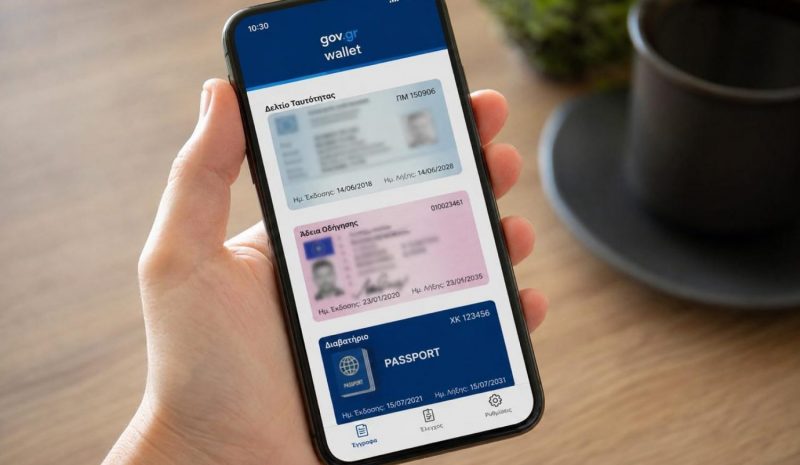 Διαθέσιμο και στο Gov.gr Wallet το ψηφιακό διαβατήριο 