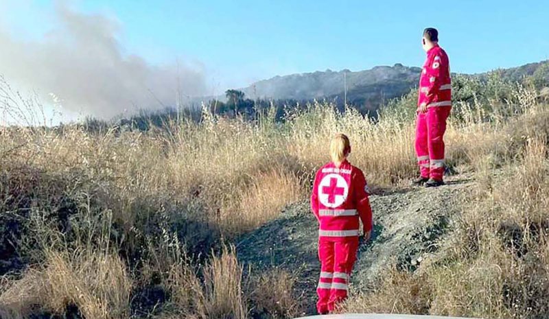 Σε επιφυλακή οι Αρχές για τη φωτιά στο Κομπότι Άρτας