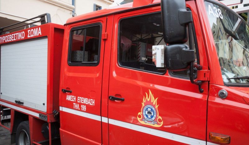 Φωτιά σε τροχόσπιτο στην Εγνατία Οδό