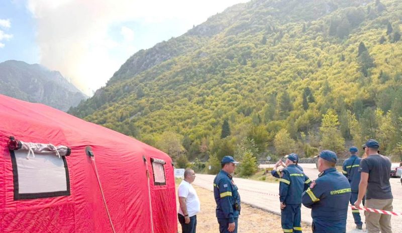 Ξεσηκωμός για τη φωτιά στο όρος Τραπεζίτσα Κόνιτσας 