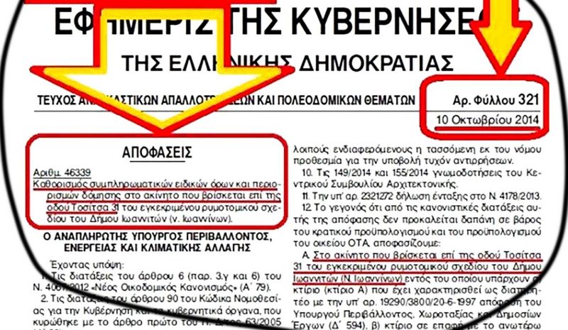 Για τον Αλ. Καχριμάνη οι Νόμοι έχουν επιλεκτική εφαρμογή!