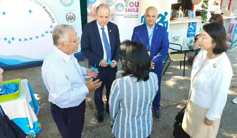 Η ΔΕΘ γεμίζει χάρτινους γερανούς και παιδικές ευχές