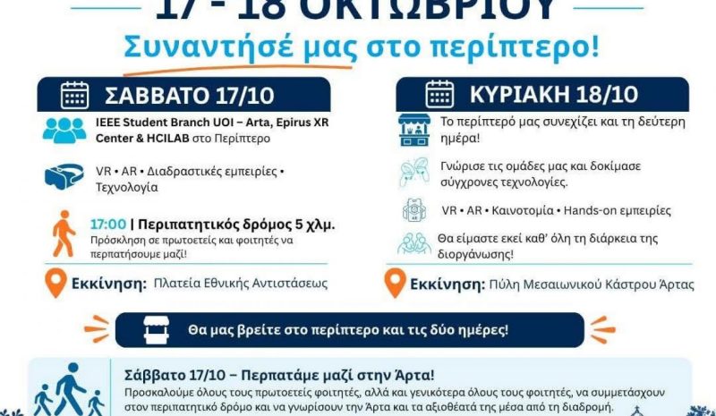 Αύριο η εκδήλωση στην Άρτα  για τον «Δρόμο του Γιοφυριού»