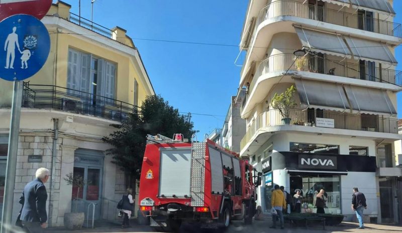 Φωτιά χθες σε κατάστημα  στην οδό Μουλαϊμίδου 