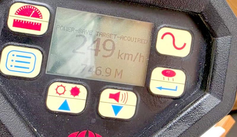 Έτρεχε του… σκοτωμού  στην Ιόνια με 249 χλμ!